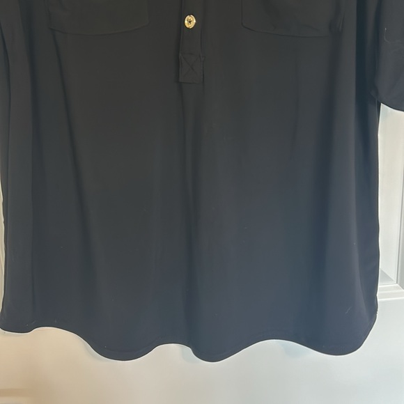 Anne Klein black 3/4 sleeve blouse, size L - Picture 6 of 6